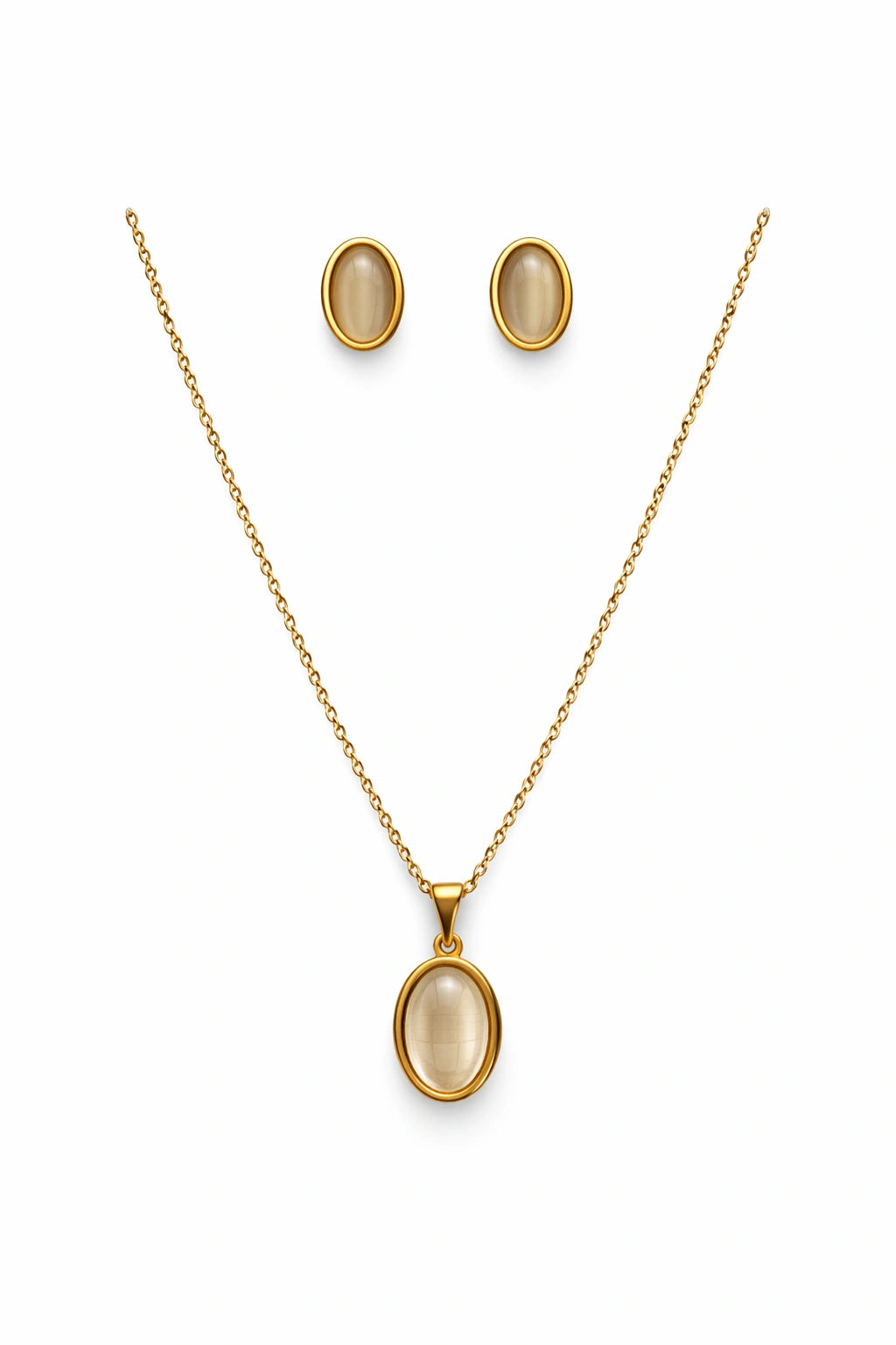 LUMIÈRE Oval Set - Champagne