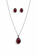 LUMIÈRE Oval Set - Ruby