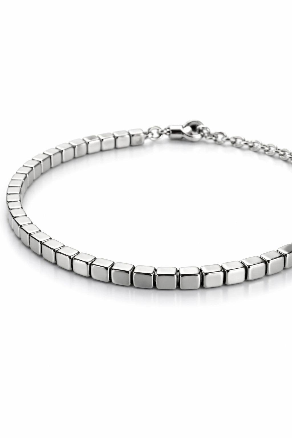Luna Cube Bracelet - Silver 