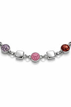 Aurora Multi-Stone Silver Bracelet