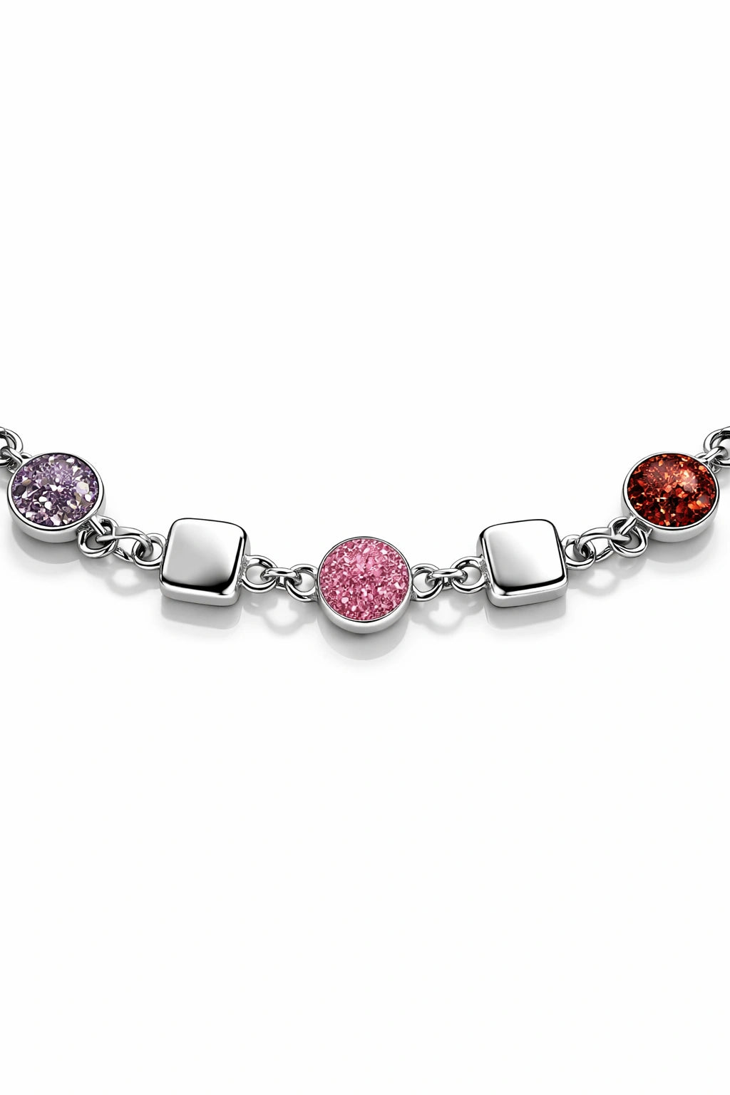 Aurora Multi-Stone Silver Bracelet