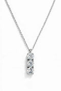 Luna Trinity Pendant - Silver