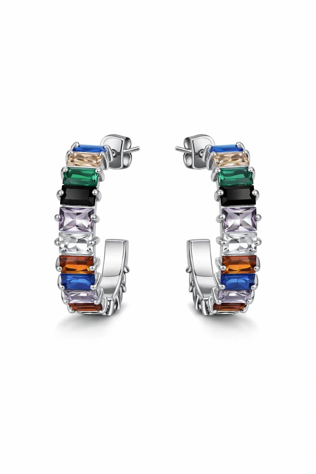 Aurora Luxe Rainbow Hoops