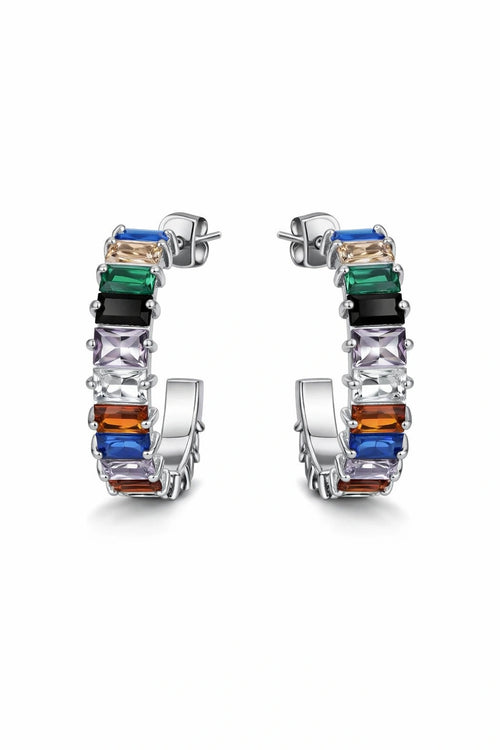 Aurora Luxe Rainbow Hoops
