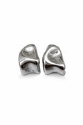Liquid Sculpt Studs - Silver
