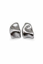 Liquid Sculpt Studs - Silver