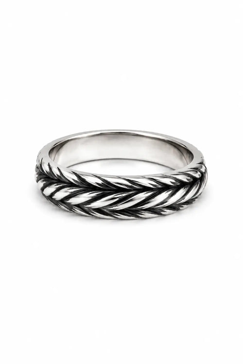 Braided Crest - silver