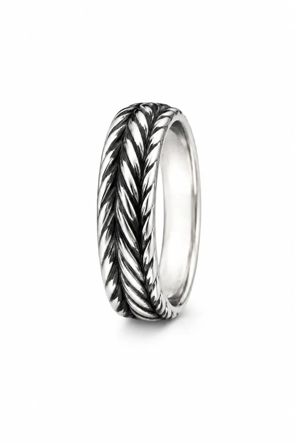 Braided Crest - silver